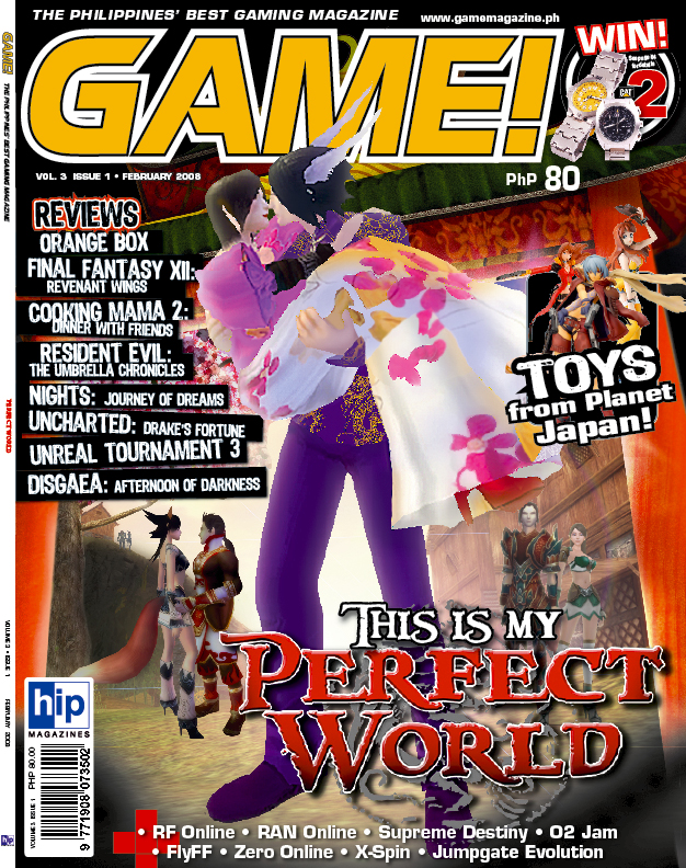 GAME! Volume 3, Issue 1 February 2008 magazine cover