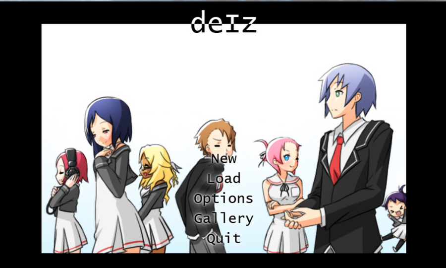 deIz main menu screenshot