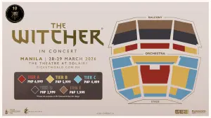 The Witcher in Concert Manila seating arrangement and ticket prices banner The Witcher in Concert Manila seating arrangement and ticket prices banner