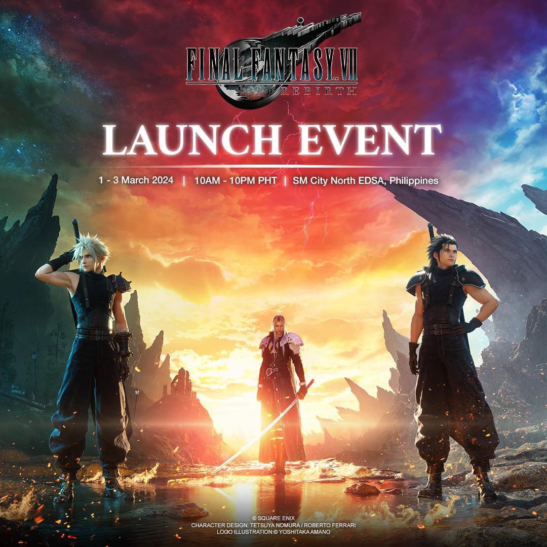 Final Fantasy VII Rebirth launch event banner