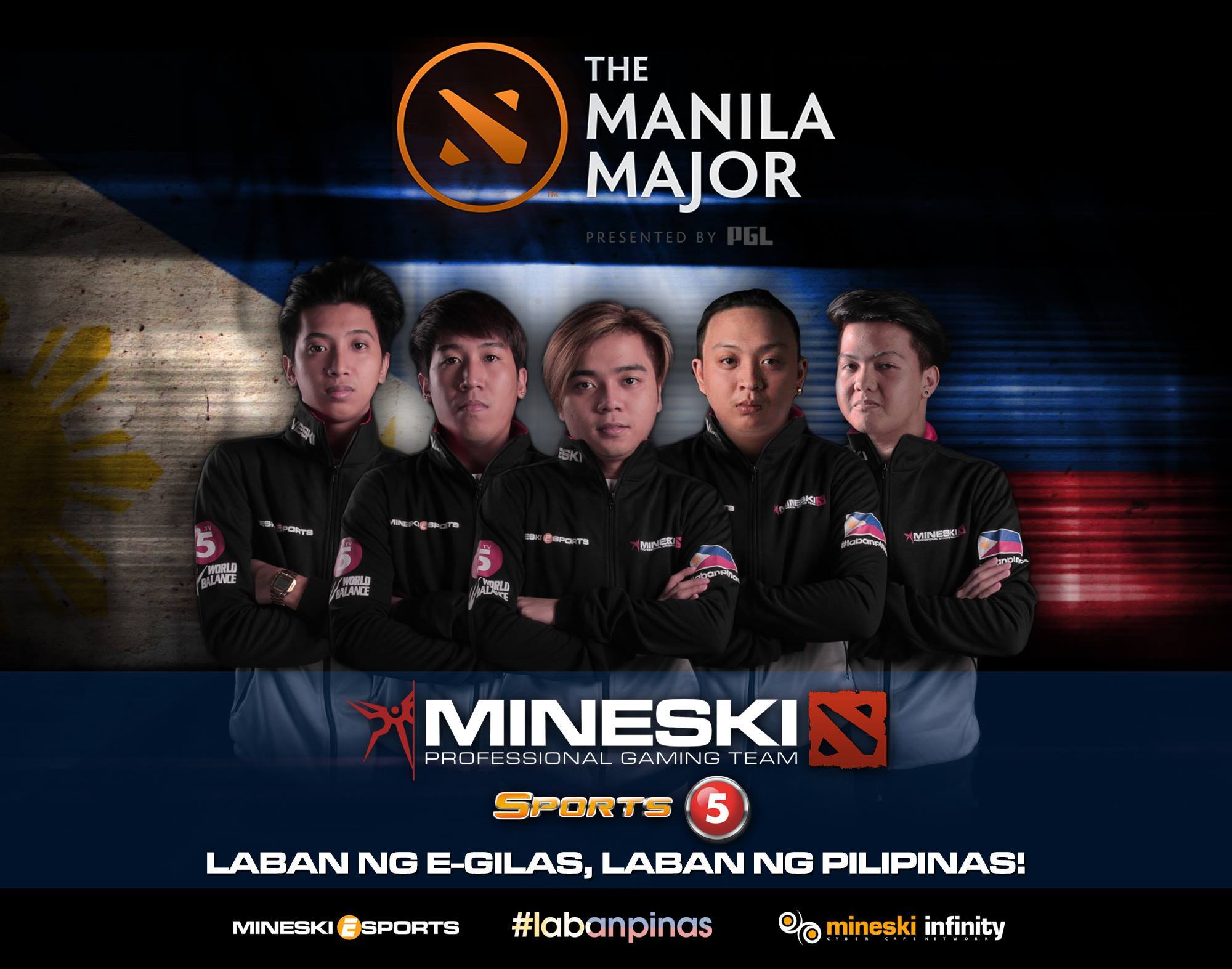 Dota 2 The Manila Major Mineski team banner