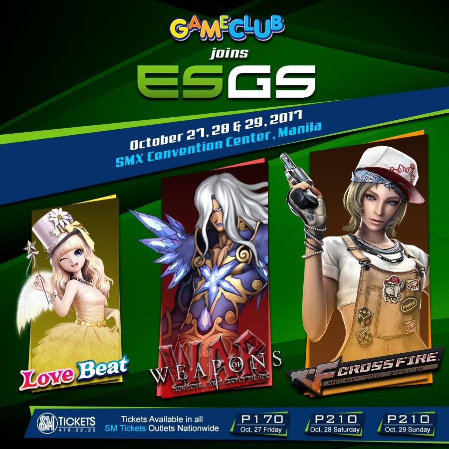 Gameclub on ESGS 2017 banner