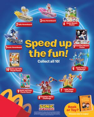 McDonald's Philippines Sonic the Hedgehog Happy Meal promotion (2024) banner