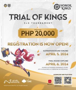 Honor of Kings Philippines Trial of Kings 2024 1 registration banner Honor of Kings Philippines Trial of Kings 2024 1 registration banner