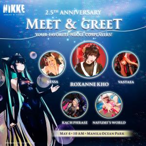Goddess of Victory: Nikke x Manila Ocean Park 2.5th anniversary celebration cosplayers banner Goddess of Victory: Nikke x Manila Ocean Park 2.5th anniversary celebration cosplayers banner