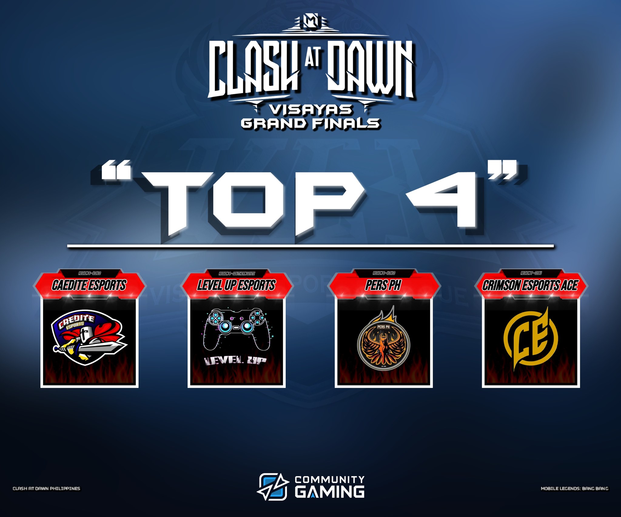 Clash at Dawn Visayas 2024 Grand Finals team graphic