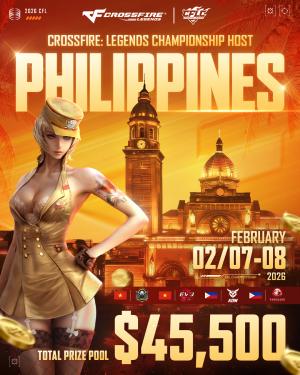 CrossFire: Legends Championship 2026 playoffs venue banner CrossFire: Legends Championship 2026 playoffs venue banner