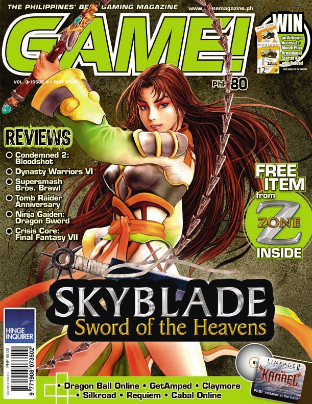 GAME! Volume 3, Issue 4 May 2008 magazine cover