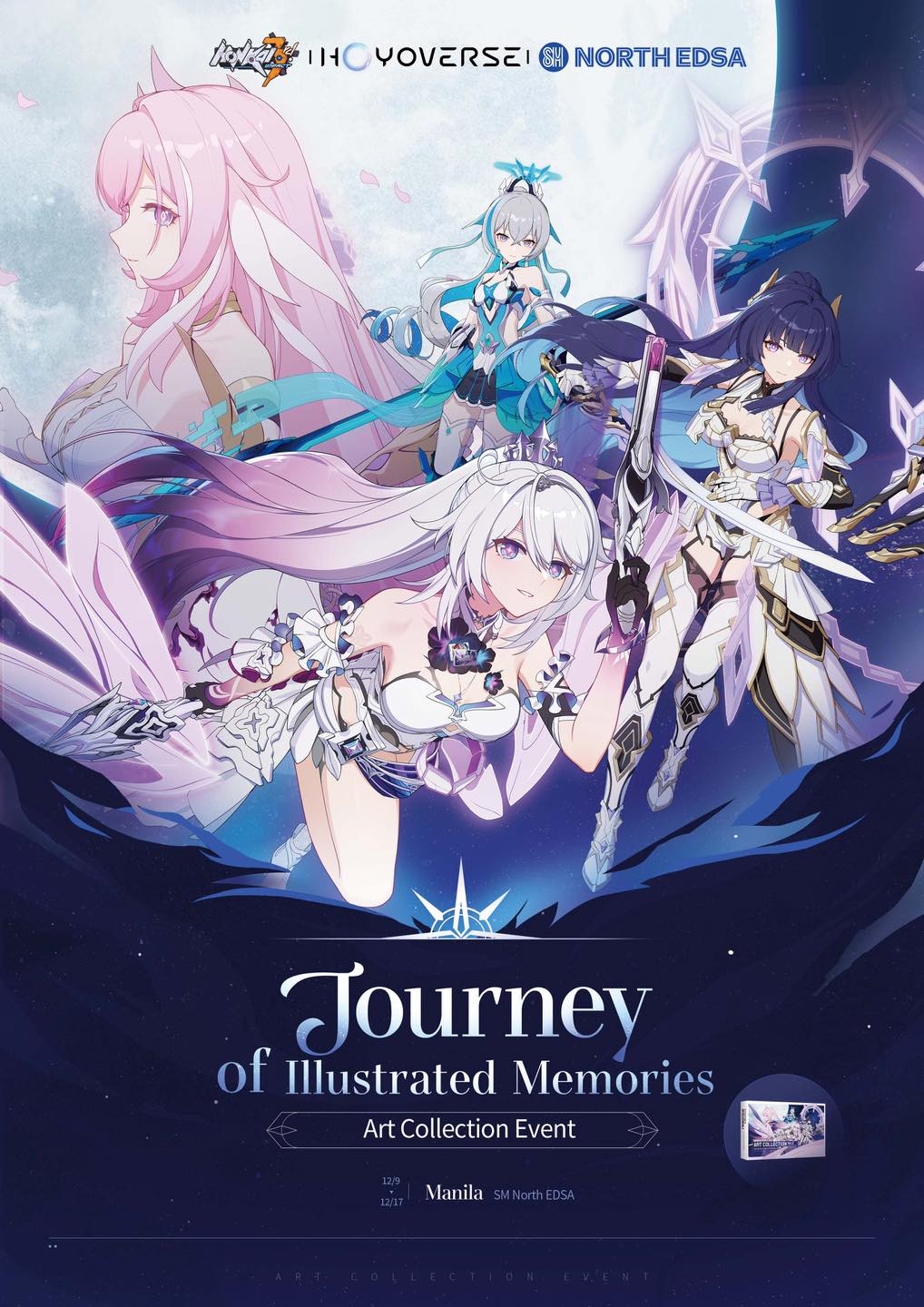 Honkai Impact 3rd: Journey of Illustrated Memories: The Art Collection Event Philippines banner