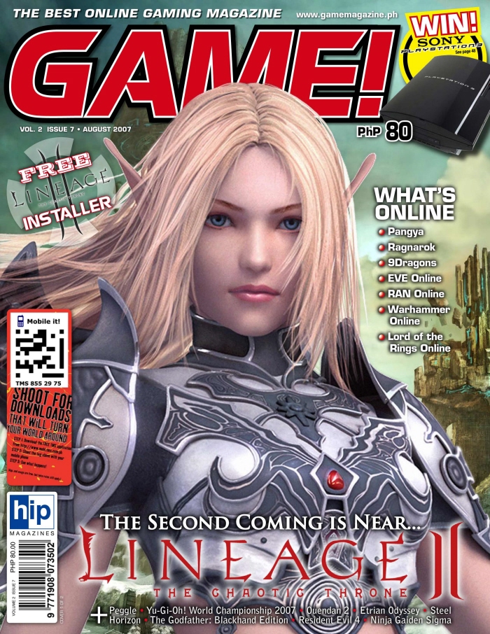 GAME! Volume 2, Issue 7 August 2007 magazine cover 1