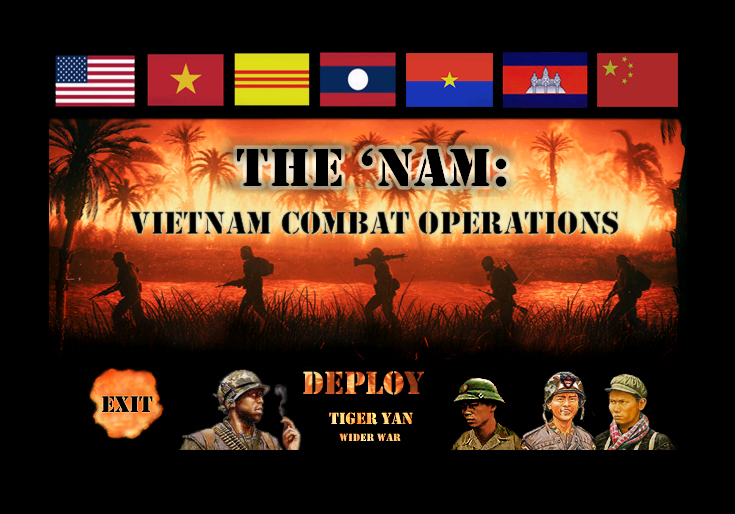 The 'Nam: Vietnam Combat Operations title screen