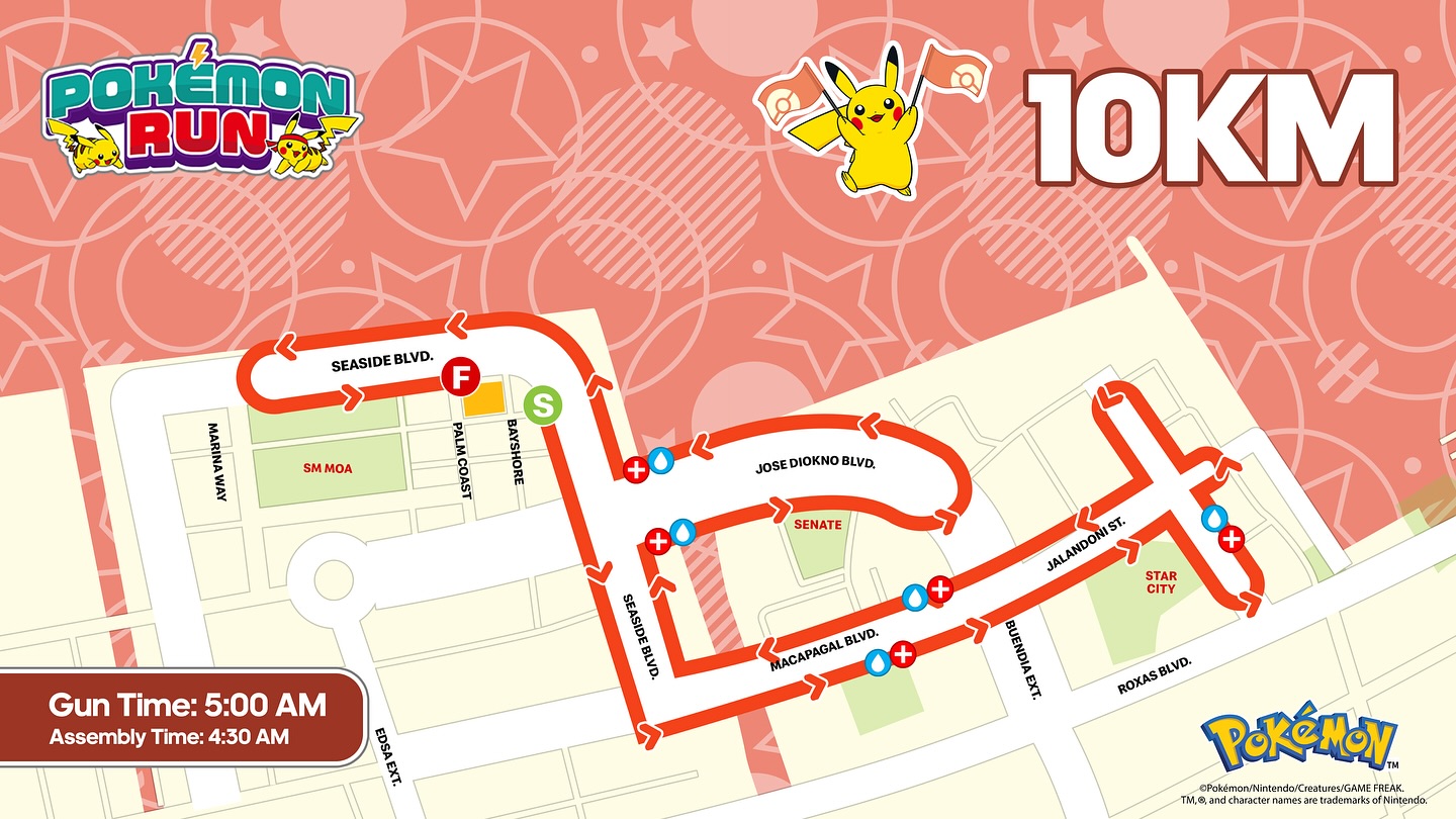 Pokémon Run Philippines 2025 10KM banner