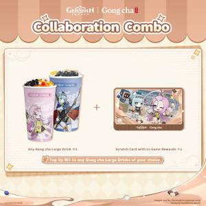 Genshin Impact x Gong Cha Philippines: The Taste of Joy collaboration combo banner Genshin Impact x Gong Cha Philippines: The Taste of Joy collaboration combo banner