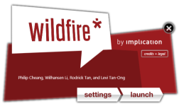 Wildfire start menu screenshot