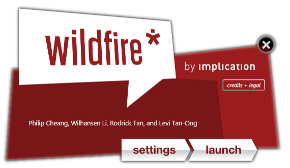 Wildfire start menu screenshot