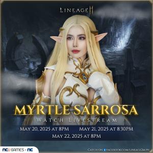 Lineage2M Philippine launch Myrtle Sarrosa banner Lineage2M Philippine launch Myrtle Sarrosa banner