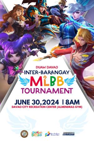 Duaw Davao Festival 2024 Inter-Barangay MLBB Tournament banner Duaw Davao Festival 2024 Inter-Barangay MLBB Tournament banner