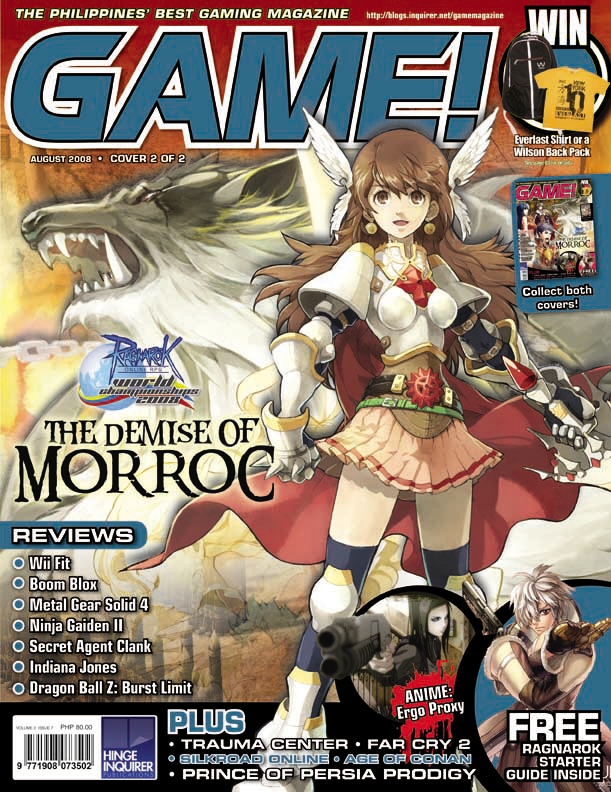 GAME! Volume 3, Issue 7 August 2008 magazine cover 2