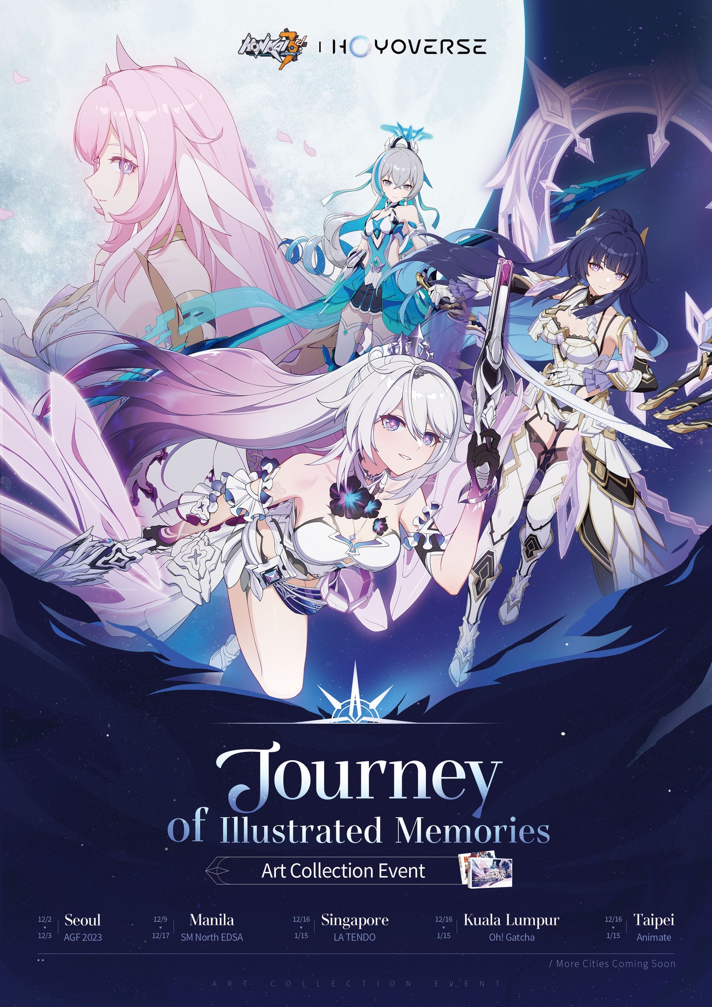 Honkai Impact 3rd: Journey of Illustrated Memories: The Art Collection Event multi-country banner