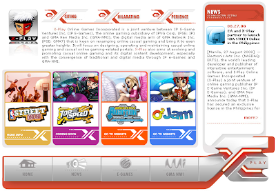 X-Play (casual game publisher) website screenshot