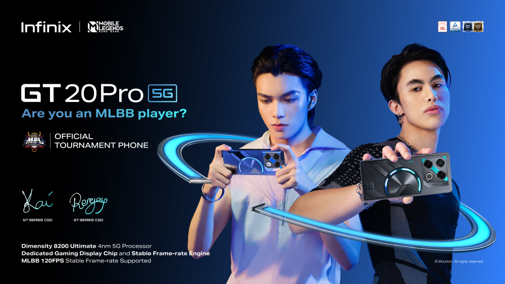 Infinix GT 20 Pro Kairi and Renejay banner