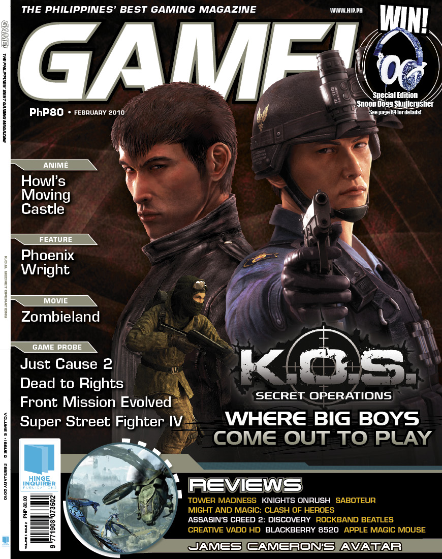 GAME! Volume 5, Issue 2 February 2010 magazine cover