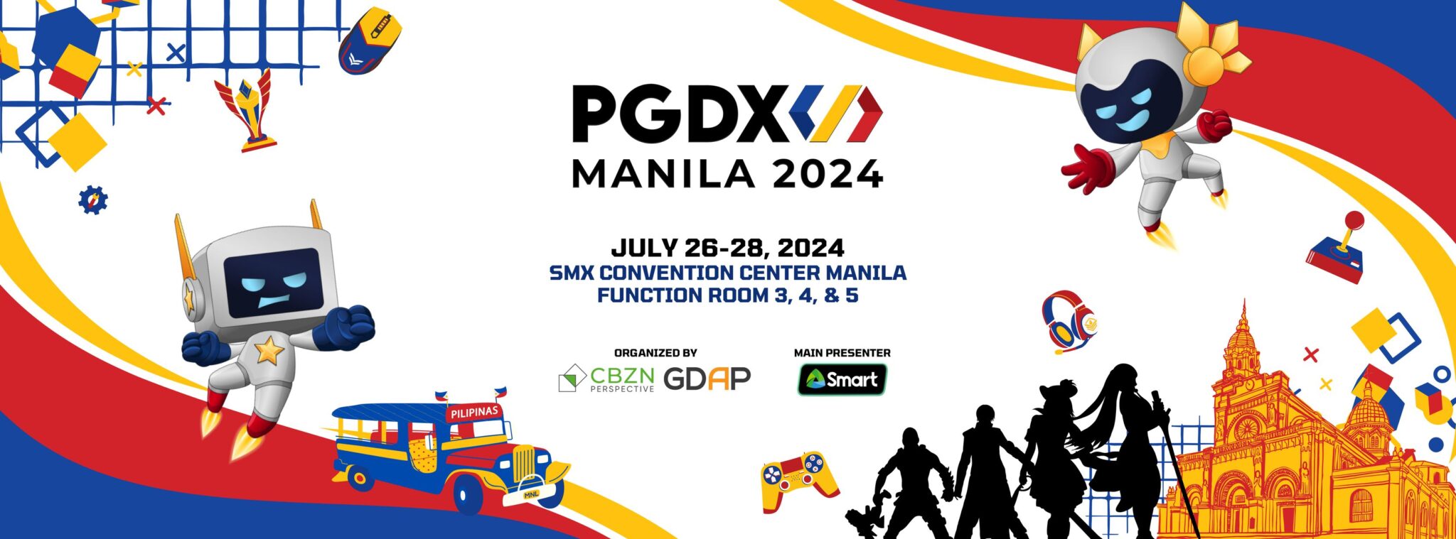 Philippine GameDev Expo Manila (PGDX) 2024 banner