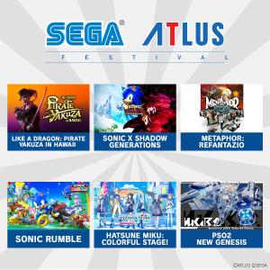 SEGA Atlus Festival games banner