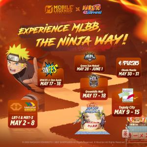 Mobile Legends Philippines x Naruto: Shippuden collaboration event schedule banner Mobile Legends Philippines x Naruto: Shippuden collaboration event schedule banner