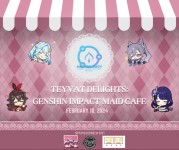 Teyvat Delights: Genshin Impact Maid Cafe banner