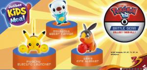 Pokémon: Black & White Battle Gear (Jollibee Philippines x Pokémon 2013 Jolly Kids Meal promotion) banner Pokémon: Black & White Battle Gear (Jollibee Philippines x Pokémon 2013 Jolly Kids Meal promotion) banner