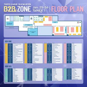 Taipei Game Show 2024 floor plan and exhibitor list banner Taipei Game Show 2024 floor plan and exhibitor list banner
