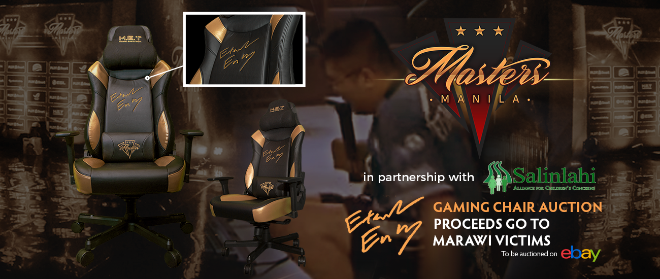 Mineski-Events Team EternalEnvy chair eBay auction banner