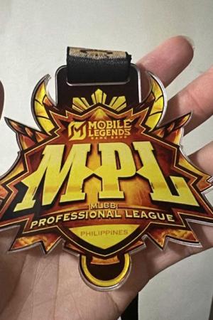 MPL Philippines Season 15 acrylic medal logo MPL Philippines Season 15 acrylic medal logo