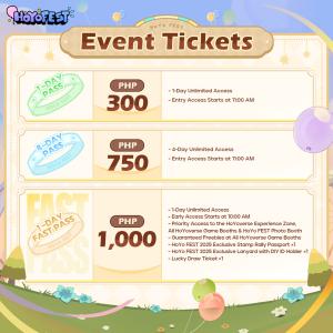 HoYo FEST 2025 Philippines ticket prices banner HoYo FEST 2025 Philippines ticket prices banner