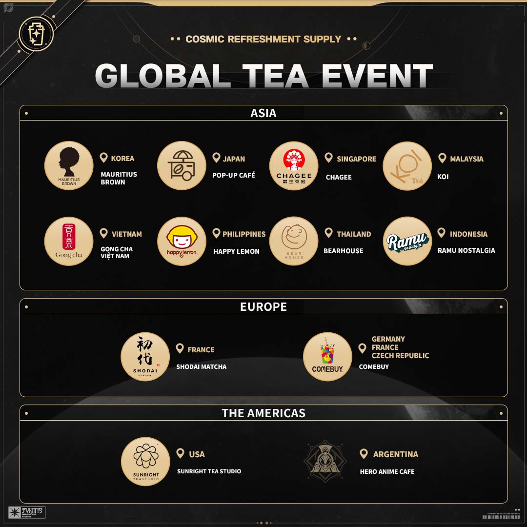 Cosmic Refreshment Supply Global Tea Event banner