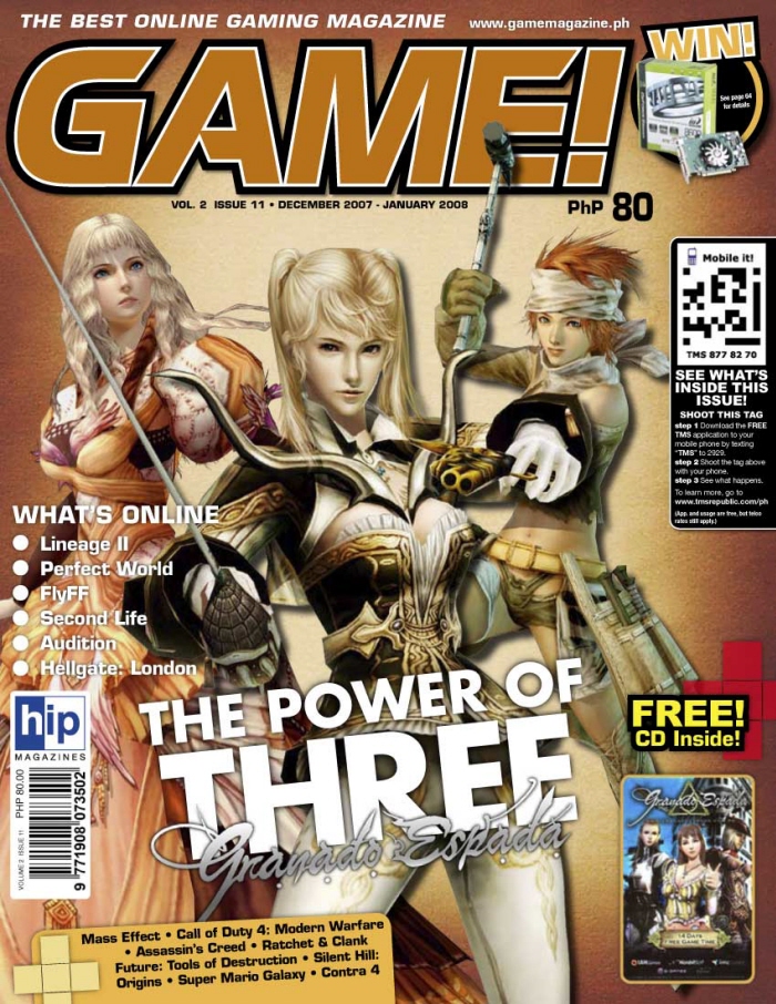 GAME! Volume 2, Issue 11 December 2007, January 2008 magazine cover 2