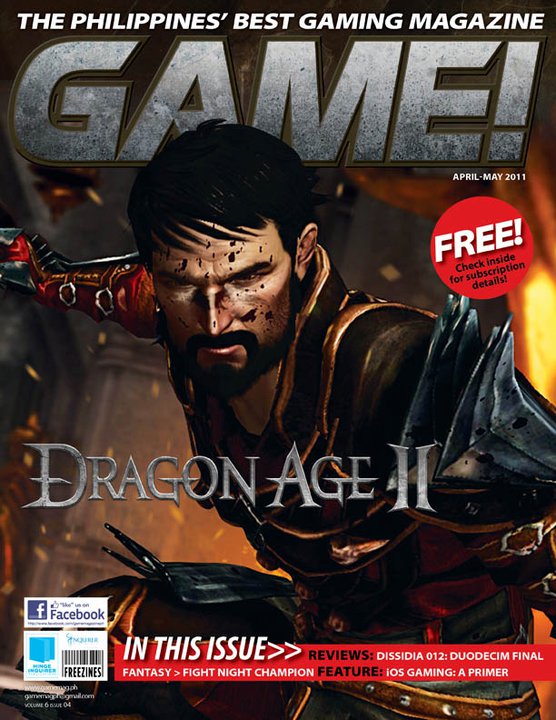 GAME! Volume 6, Issue 4 April May 2011 magazine cover