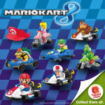 Mario Kart 8 McDonald's Happy Meal set advertisement