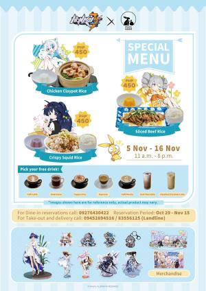 HoYo FEST 2021 Moon Rabbit Café & Restaurant's Honkai Impact 3rd themed menu banner HoYo FEST 2021 Moon Rabbit Café & Restaurant's Honkai Impact 3rd themed menu banner
