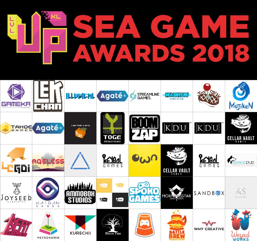 Level Up KL SEA Game Awards 2018 finalists banner