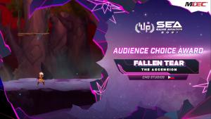 Fallen Tear: The Ascension Audience Choice Award banner for Level Up KL SEA Game Awards 2021