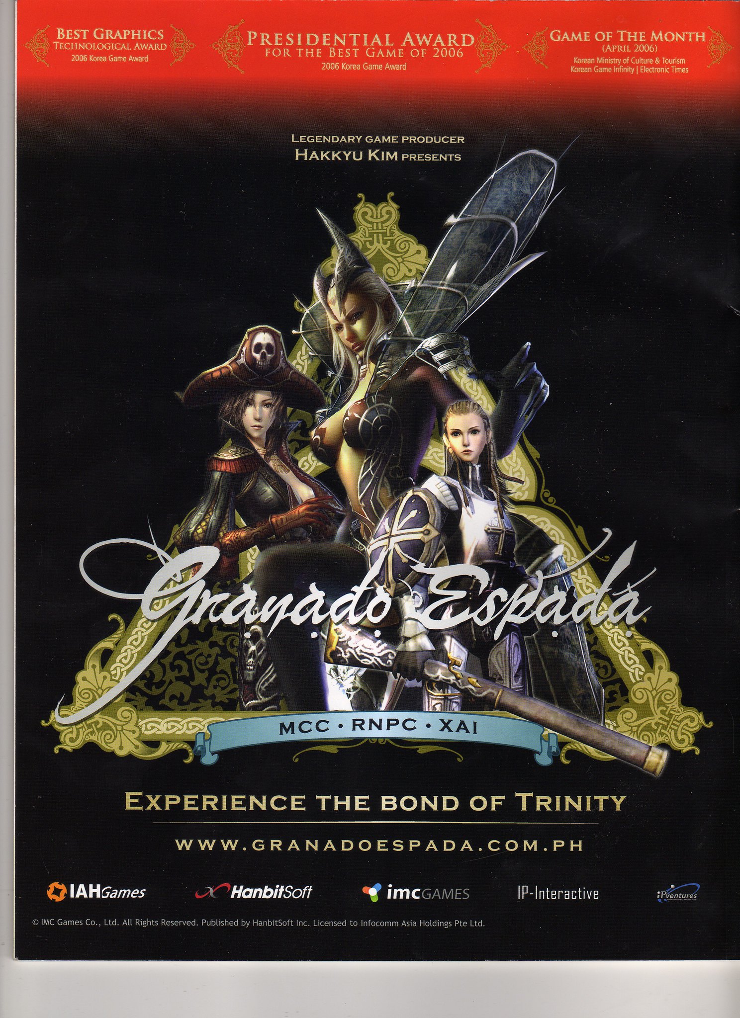 Granado Espada Philippines advertisement from GAME! magazine July 2007