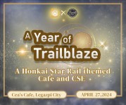 A Year of Trailblaze: Honkai Star Rail Themed Café and Cupsleeve Event banner