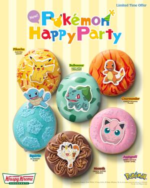 Krispy Kreme Philippines's Pokémon collaboration doughnuts banner Krispy Kreme Philippines's Pokémon collaboration doughnuts banner