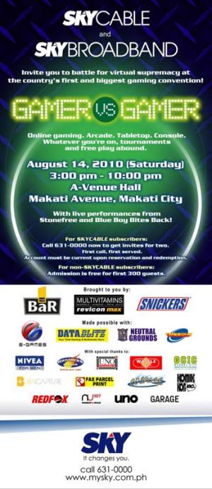 Gamer VS. Gamer banner Gamer VS. Gamer banner