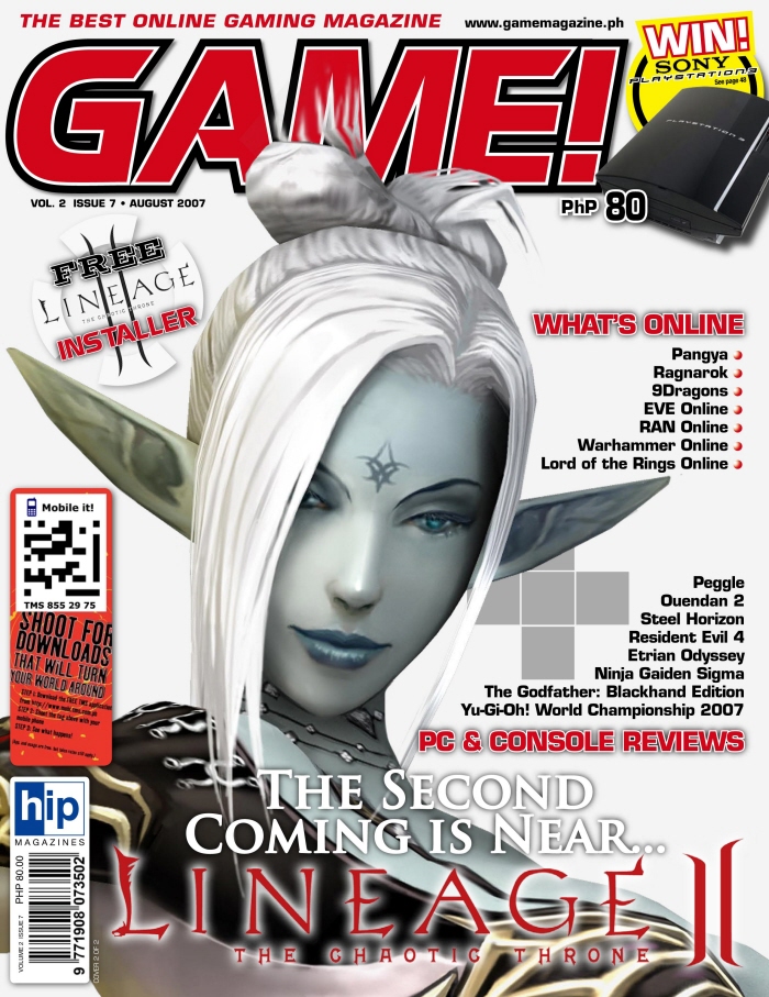 GAME! Volume 2, Issue 7 August 2007 magazine cover 2