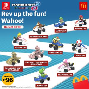 McDonald's Philippines Mario Kart 8 Deluxe Happy Meal promotion (2024) banner 1