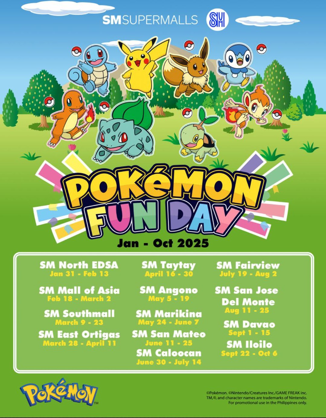 Pokémon Fun Day banner