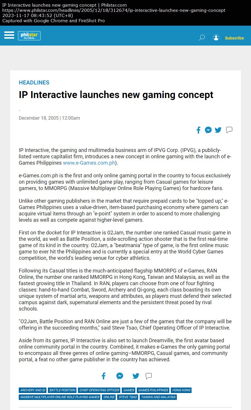 IP Interactive launches new gaming concept